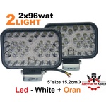  ХАЛОГЕН Led-5"-2бр HZ-602E 50 -A3858-2 ('257526)