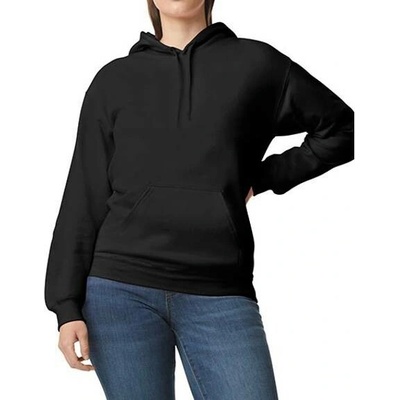 Gildan Unisex mikina s kapucňou GSF500 Black