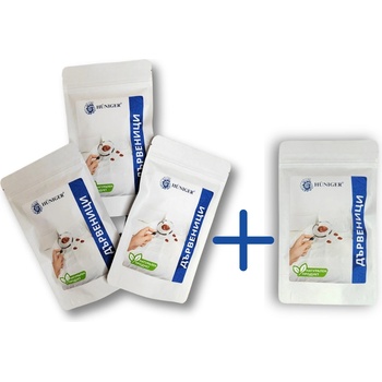 3 бр. Натурална пудра за унищожаване и на резистентни, креватни дървеници, Хюнигер, 55гр за 20 кв. м. + 1 бр. ПОДАРЪК (12351-4-10)