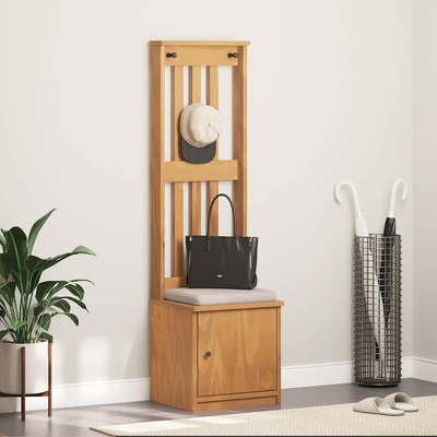 vidaXL L Дърво за антре SANDNES 45x40x159, 5 cm масивна дървесина бор (4010484)