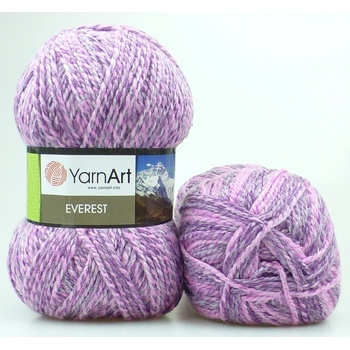 Yarn Art příze Everest 7023 variace fialkové