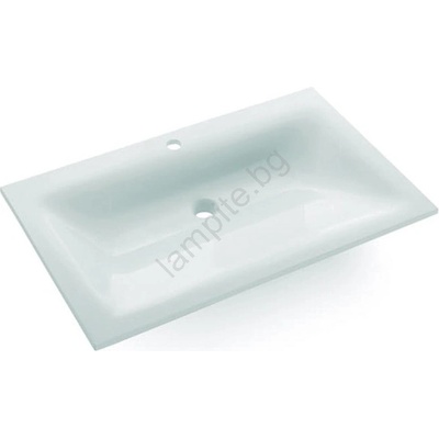 Bathco 0507 - Вграден умивалник MONACO 60x50 cm смола/бял (BO0023)