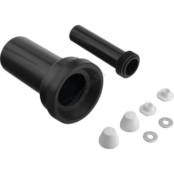 Bruckner - К-кт за свързване на окачена тоалетна 25 см черен (SH0279)