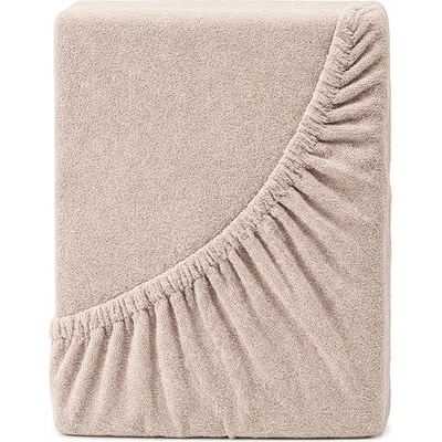 4Home froté prostěradlo Perfect kávové 180x200