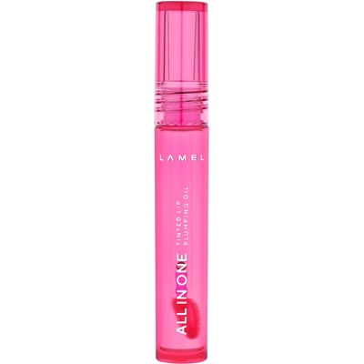 LAMEL All in One Lip Tinted Plumping Oil tónovací olej na pery pre zväčšenie objemu № 404 3 ml