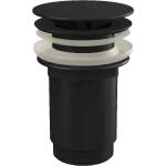 Alca - Излив за умивалник, без запушалка, матово черно A396BLACK (A396BLACK)