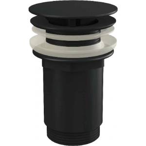 Alca - Излив за умивалник, без запушалка, матово черно A396BLACK (A396BLACK)