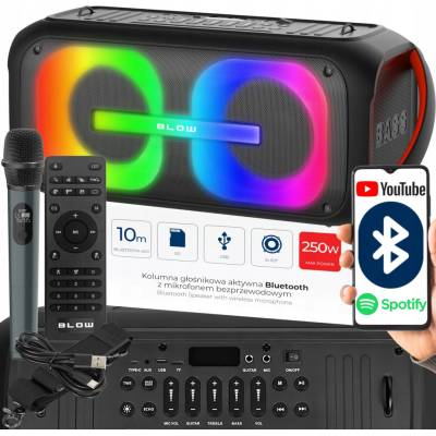 Bluetooth speaker DJBOX remote control microphone