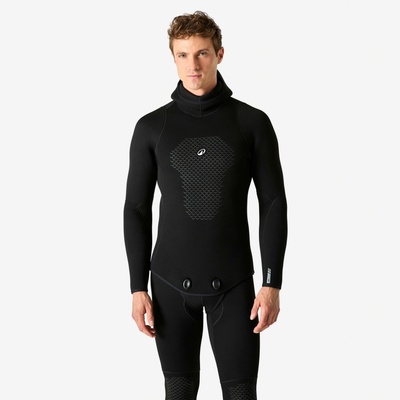DECATHLON Ocena 5 mm SPF 500 čierna Pánska bunda