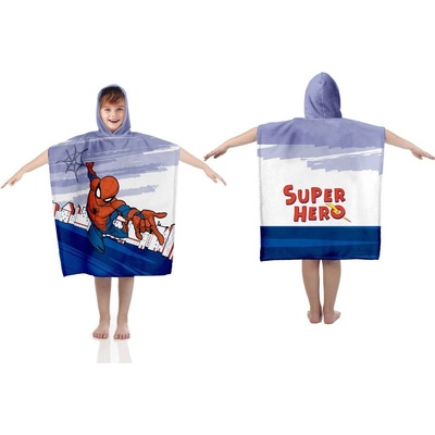 Carbotex Dětské pončo 55 x 110 cm - Spider Man Super Hero