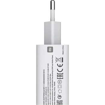 Image 1 of Xiaomi Оригинално Бързо Зарядно, Xiaomi 220v-33W MDY-11-EZ, Бял (Bulk) (MDY-11-EZ/bulk)