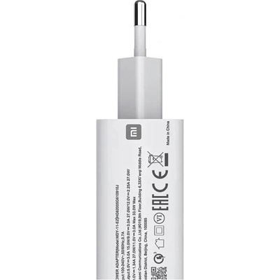 Xiaomi Оригинално Бързо Зарядно, Xiaomi 220v-33W MDY-11-EZ, Бял (Bulk) (MDY-11-EZ/bulk)