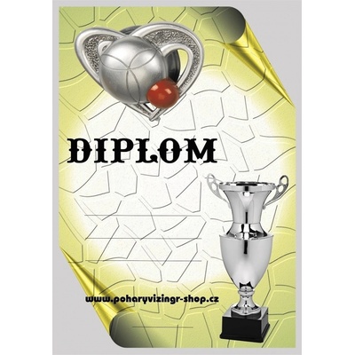 VIZINGR Pétanque diplom A4 č.13