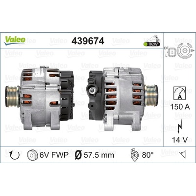VALEO Alternátor 439674