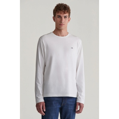 Gant tričko Reg Shield LS biele