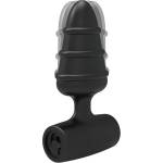 Love in the Pocket Love Plug - мини анален вибратор - черен