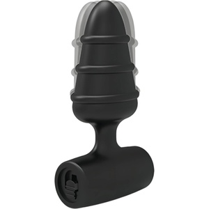 Love in the Pocket Love Plug - мини анален вибратор - черен