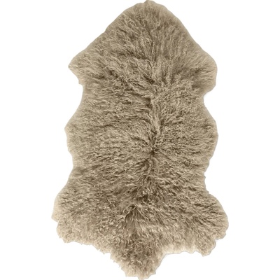 Esbeco Dekorační kožešina Tibet, pravá ovčí kůže, 100 × 70 cm, taupe FA11001301TTA