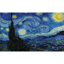 Postershop Obraz na plátně: Hvězdná noc, Vincent van Gogh - 75x100 cm