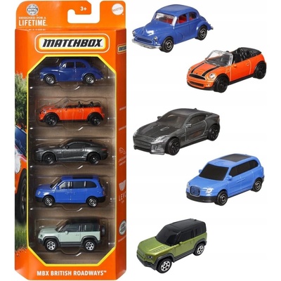 Matchbox Angličák 5ks British Roadways
