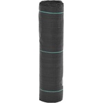 vidaXL Мембрана за плевели, черна, 0, 5x100 м, полипропилен (4005140)