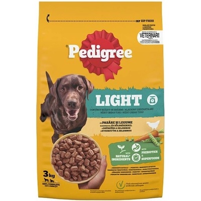 Pedigree Light s drůbežím a zeleninou 3 kg