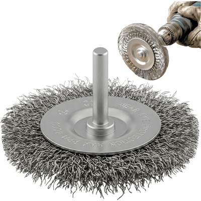Drôtená kotúčová kefa TurboTools 50 mm nerezová oceľ INOX