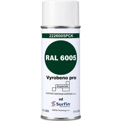 Plotové centrum Kopeček Akrylová barva ve spreji | RAL 6005 zelená | 400 ml