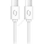 ALIGATOR DATKP55 - USB кабел USB-C / USB-C 65W Power Delivery 0, 5m бял (PH0025)