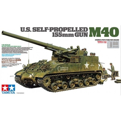 Tamiya U.S. Self-Propelled 155mm Gun M40 1:35
