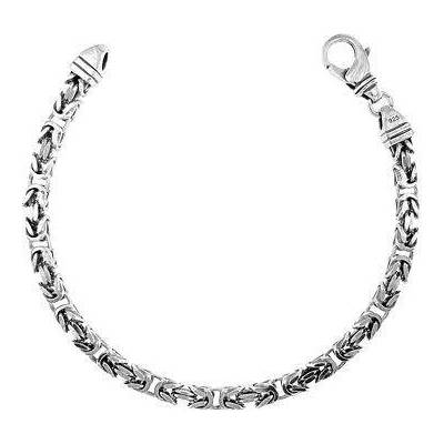 INFINITYSILVER Strieborný pánsky náramok kráľovský slabší 138010023