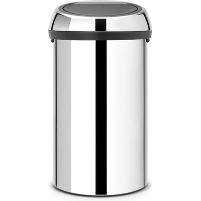 Brabantia Кош за смет Brabantia Touch Bin 60L, Brilliant Steel (647254)