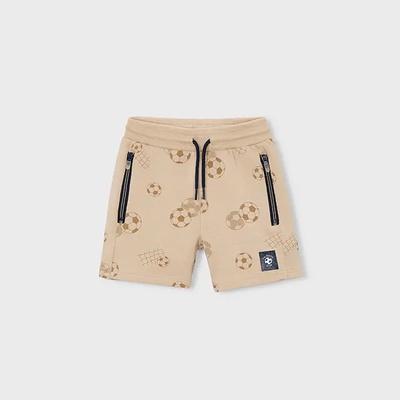 Mayoral Бермуди цвят орех с джобове с ципове за мини момче Mayoral