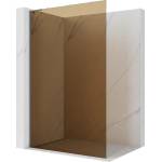 Mexen Kioto L Душ стена Walk-in 80 x 200 см, кафява, gun metal - 800-080-103-95-32 (800-080-103-95-32)