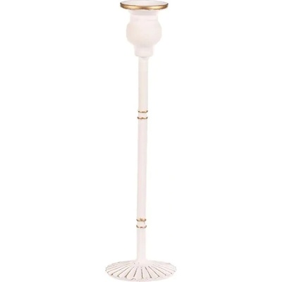 Autronic Svícen kovový 30 cm FUP543 - bílý