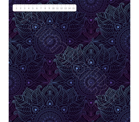 Softshell s beránkem temná mandala by MIMI