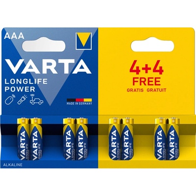 VARTA БАТЕРИИ varta longlife power aaa (4008496675111)