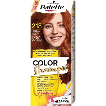 Pallete Color Shampoo 218 Zářivě jantarový tónovací barva na vlasy