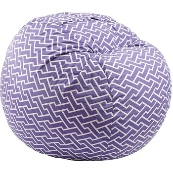 Image 1 of PUFRELAX Барбарон 600л. King Size, Zippity Purple, Перящ се калъф, Пълнеж с микс от мемори пяна и дунапрен, Гама Premium (PUF-M-K-PT-ZIP)