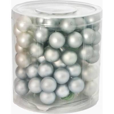 Trend-Deco Sklenené ozdoby na drôtiku 2,5 cm 72 ks vianočné ozdoby na stromček
