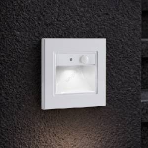 Brilagi - LED стълбищно осветително тяло със сензор STEP LIGHT LED/1, 5W/230V IP44 бяло (BG4631)