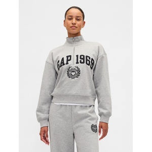 GAP Oversize суитшърт с лого 1969 VintageSoft GAP GAP | Siv | ЖЕНИ | XXS