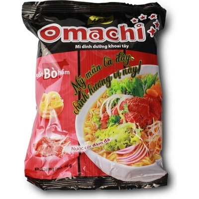 Omachi Instantne polievky hovädzie príchuť 80 g