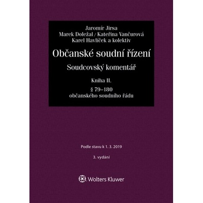 Občanské soudní řízení Kniha II. - Jaromír Jirsa