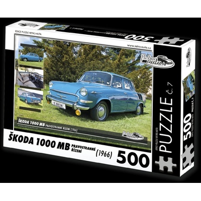 Retro cars Škoda 1000 MB 1966 500 dielov