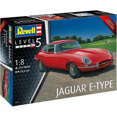 Revell Jaguar E-Type Plastic ModelKit auto 07717 1:8