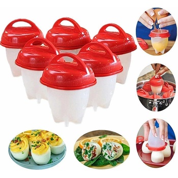 Image 1 of EggBoil Силиконови форми за варени яйца 6 броя - EggBoil