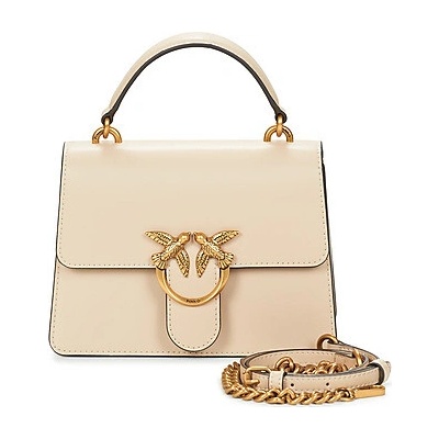 Pinko Tašky cez rameno LOVE ONE TOP HANDLE MINI LIGHT Béžová