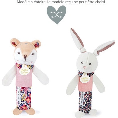 Doudou Chrastítko pískací 17 cm 1 ks srnka