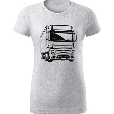 Tričko Mercedes Benz Actros dámske tričko Tmavosivá
